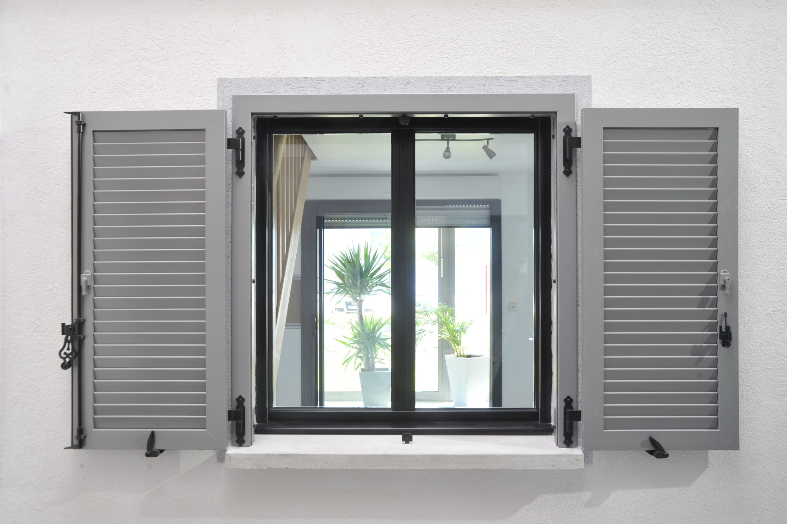 What is the price of a pair of PVC shutters? 