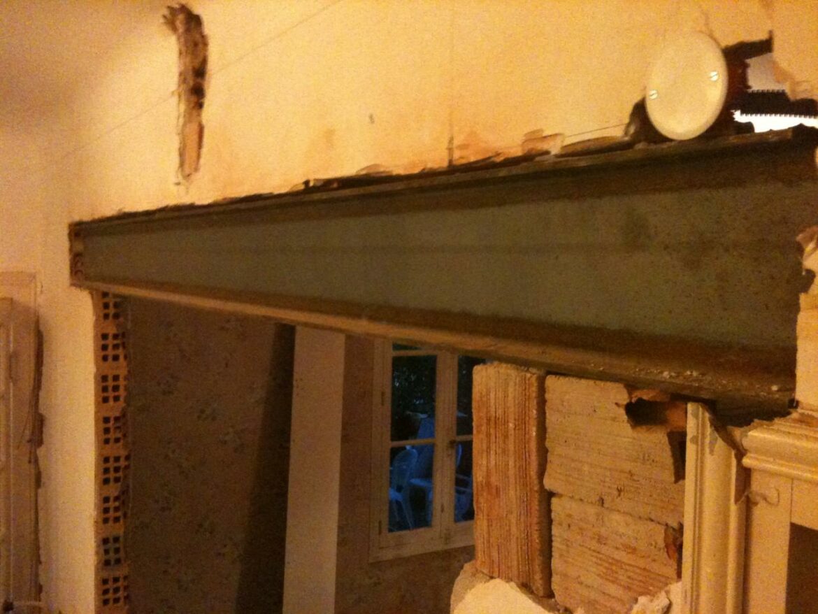 Quel est le prix pour faire une ouverture sur un mur porteur ?