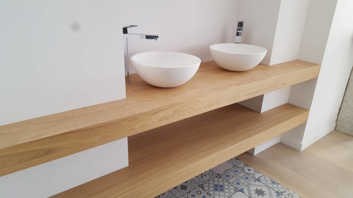 Quelle Epaisseur pour plan de travail salle de bain ?