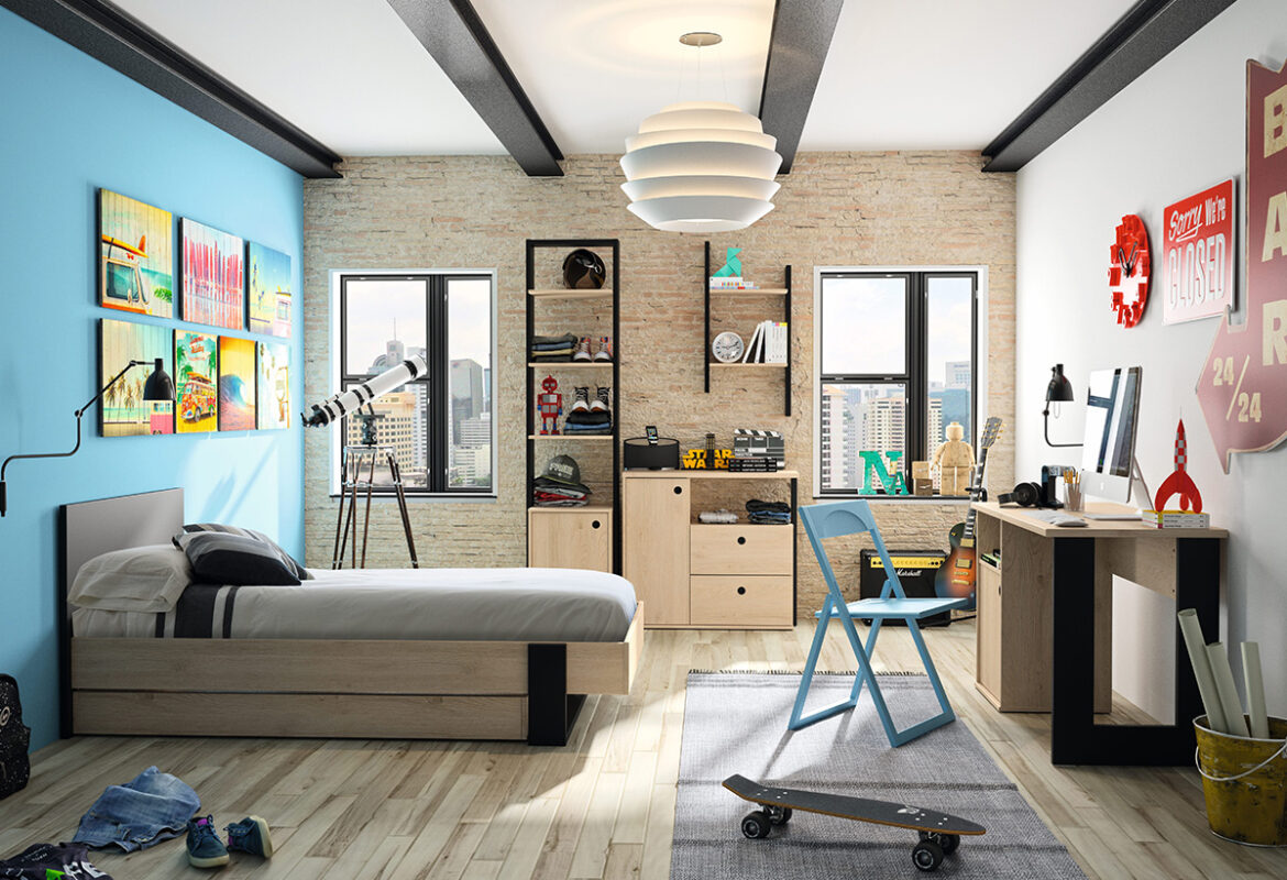 Quelle couleur pour des poutres au plafond ?