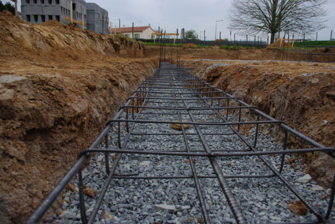 Quelle ferraille pour fondation mur clôture ?