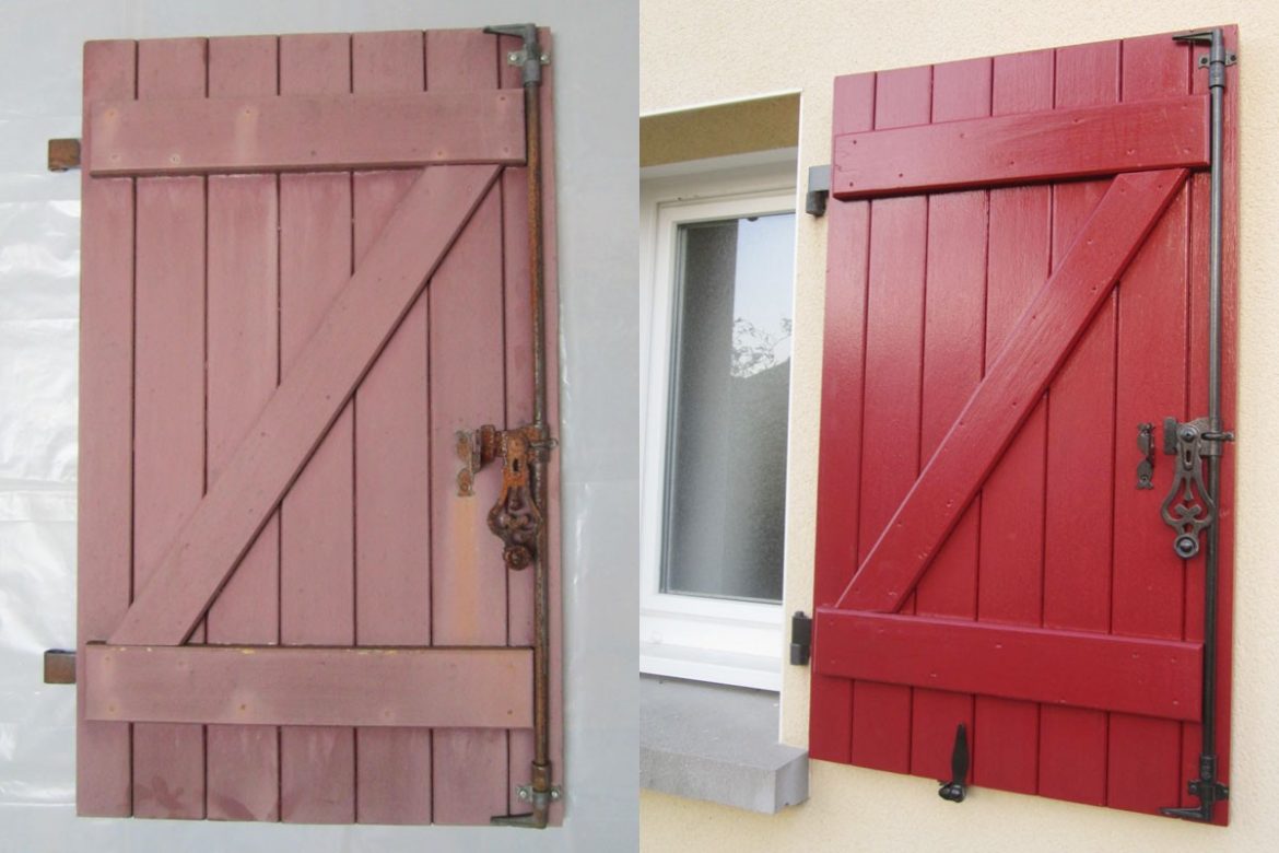 Quelle peinture sur des volets en bois ?