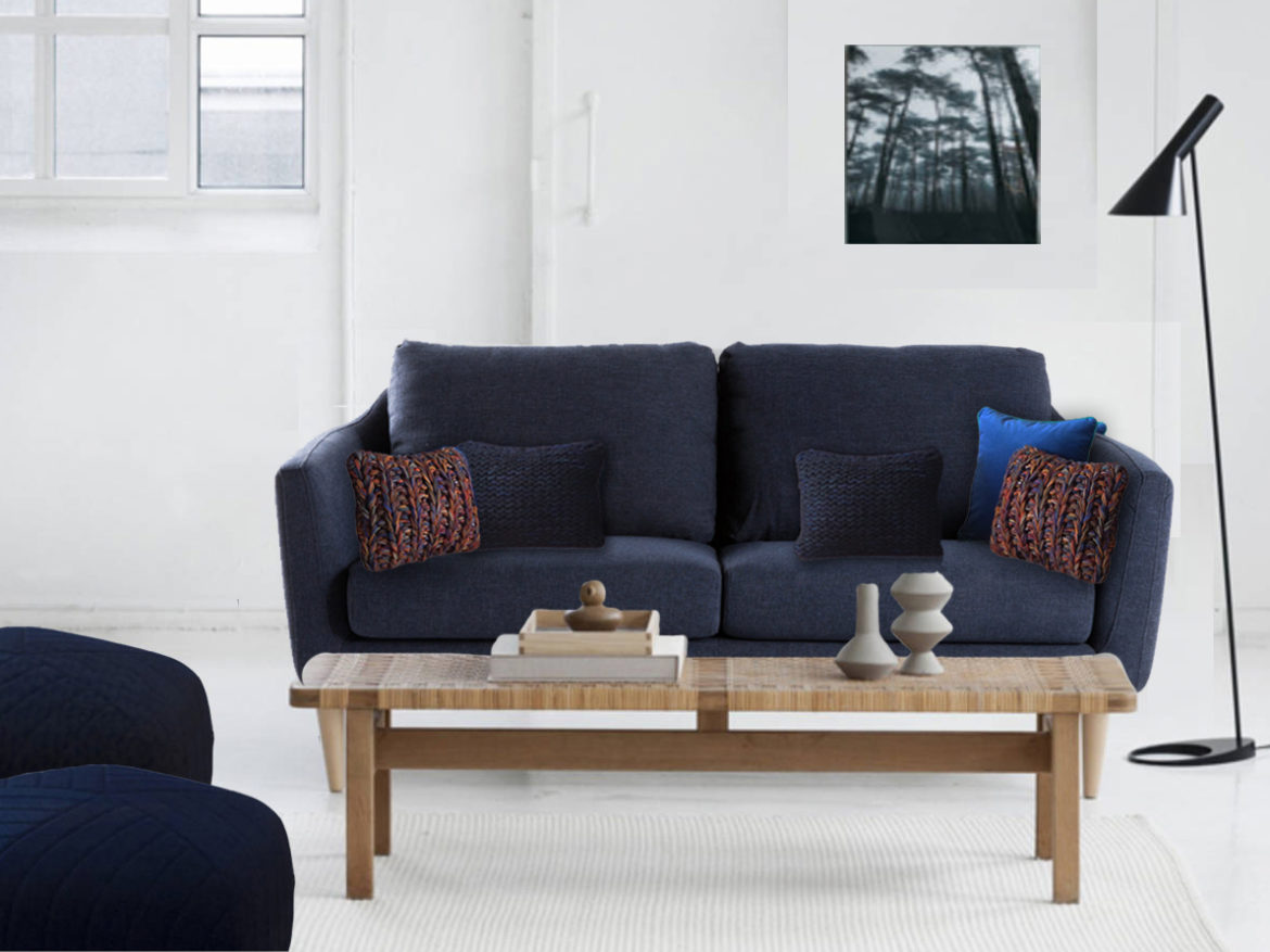 Quels coussins mettre sur un canapé noir ?