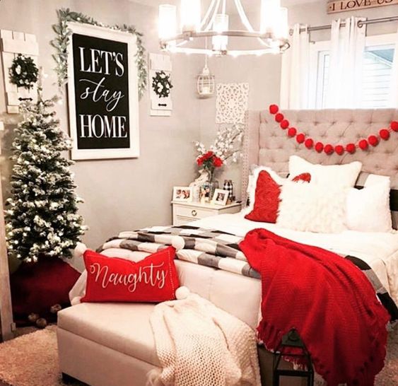 Nápady na vánoční výzdobu vašeho pokoje