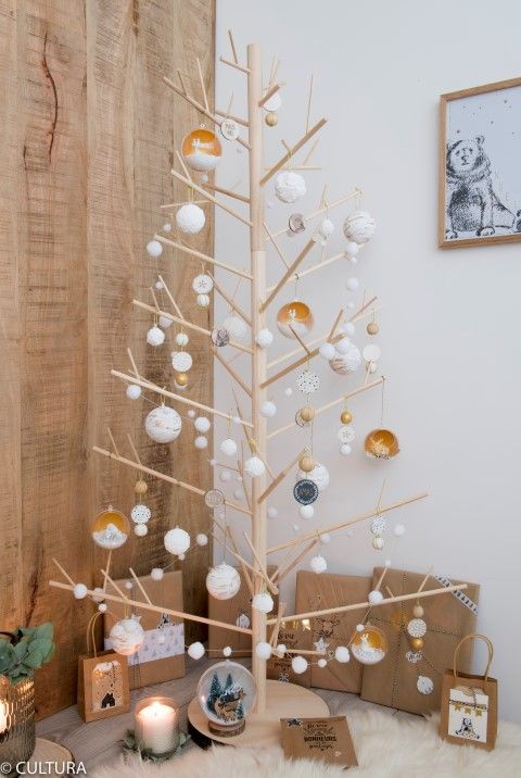 Des idées de décoration de Noël plus naturelles