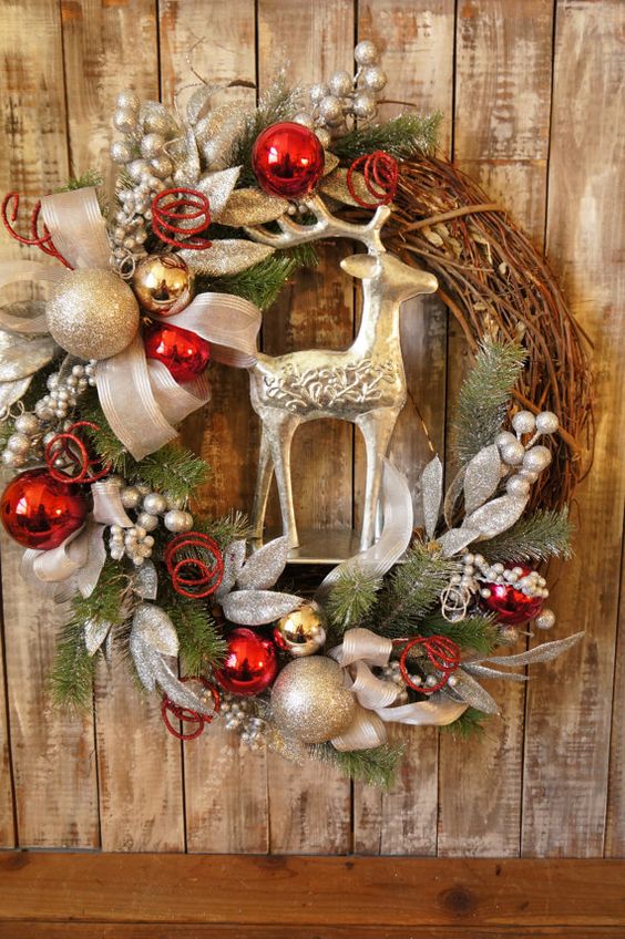 Comment décorer la porte de Noël