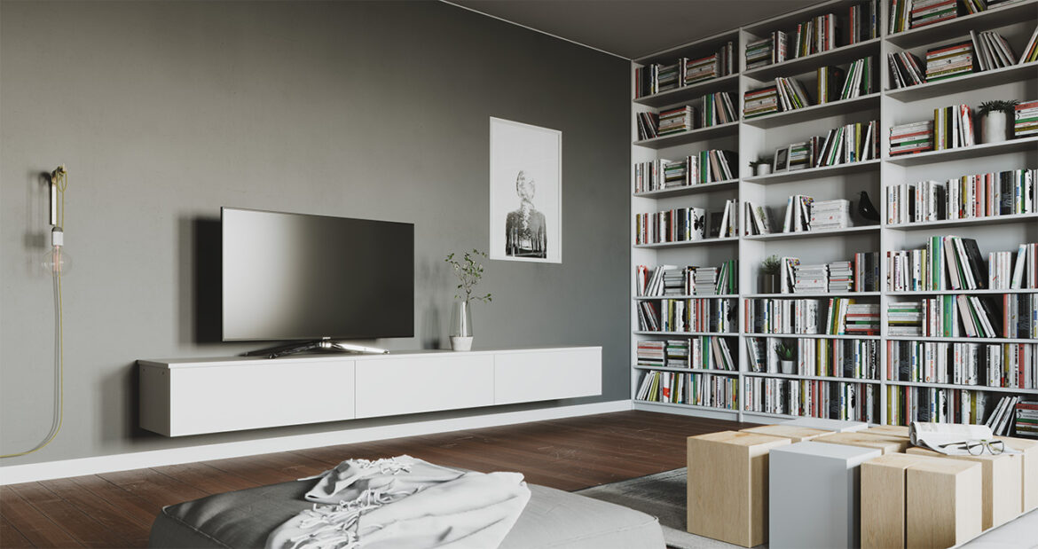 Comment cacher les moulures d'un meuble ?