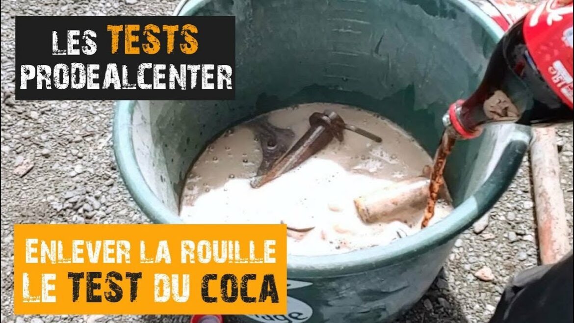Comment enlever de la rouille avec du Coca ?