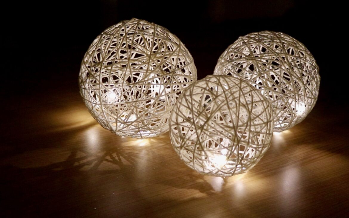Comment fabriquer des grosses boules de Noël ?