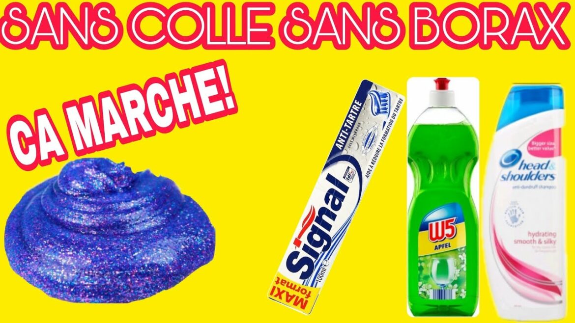 Comment faire du slime sans de la colle ?