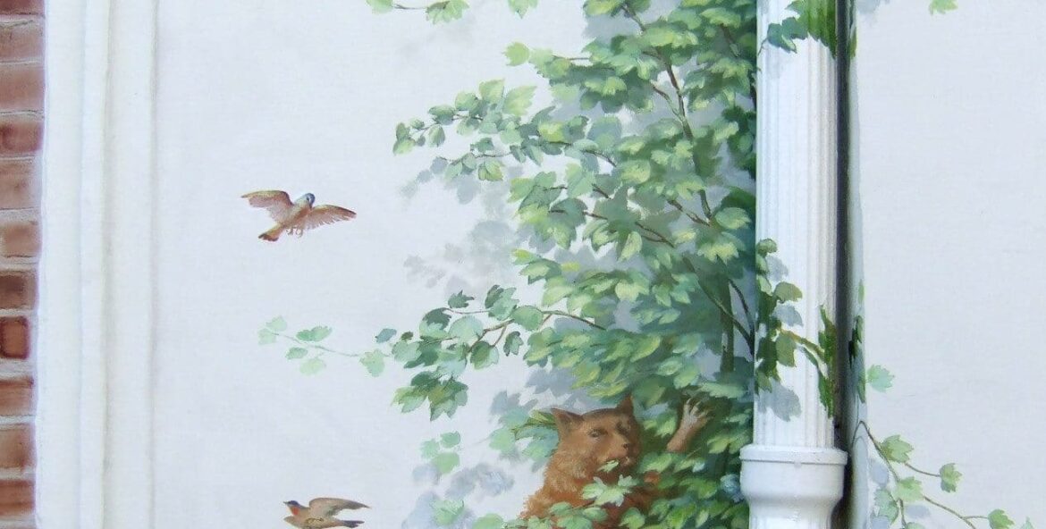 Comment faire un Trompe-l'œil sur un mur extérieur ?