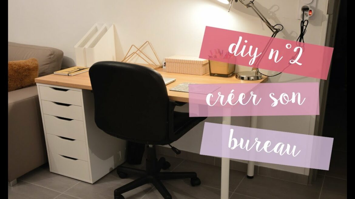 Comment faire un bureau escamotable ?