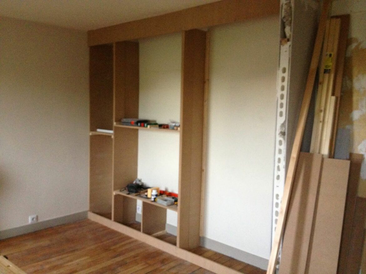 Comment faire un placard dans une entrée ?