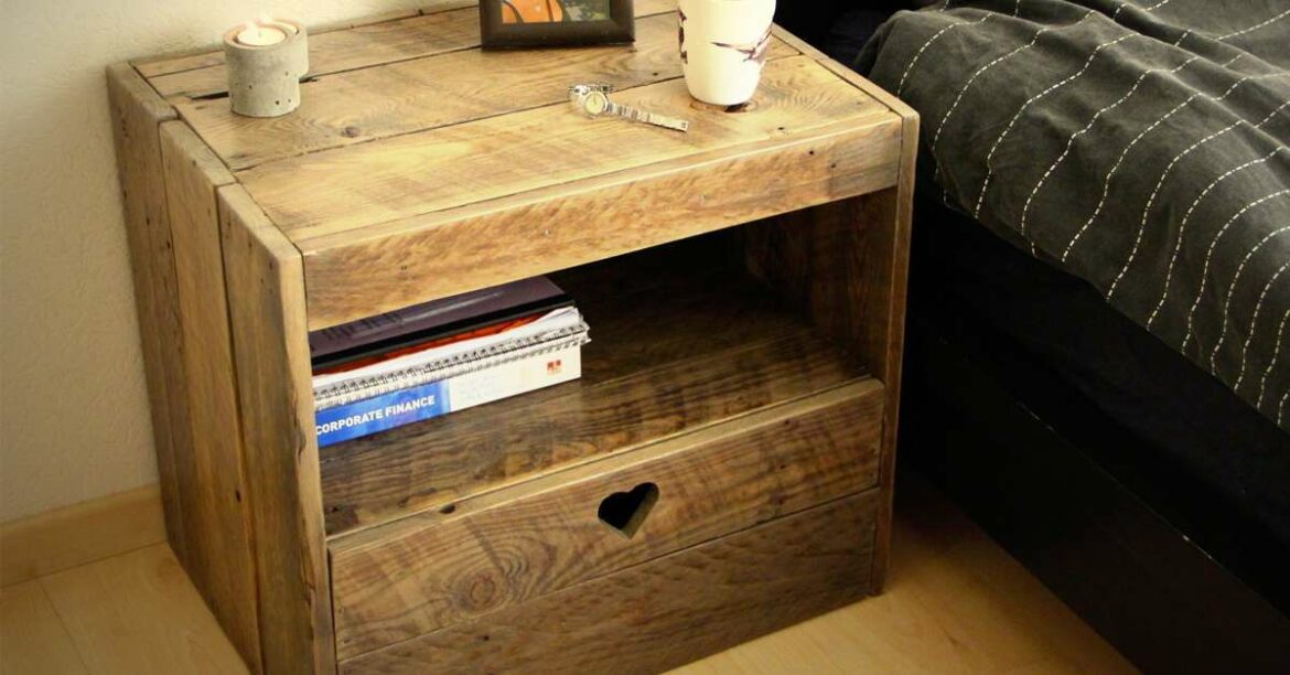 Comment faire une table de chevet récup ?