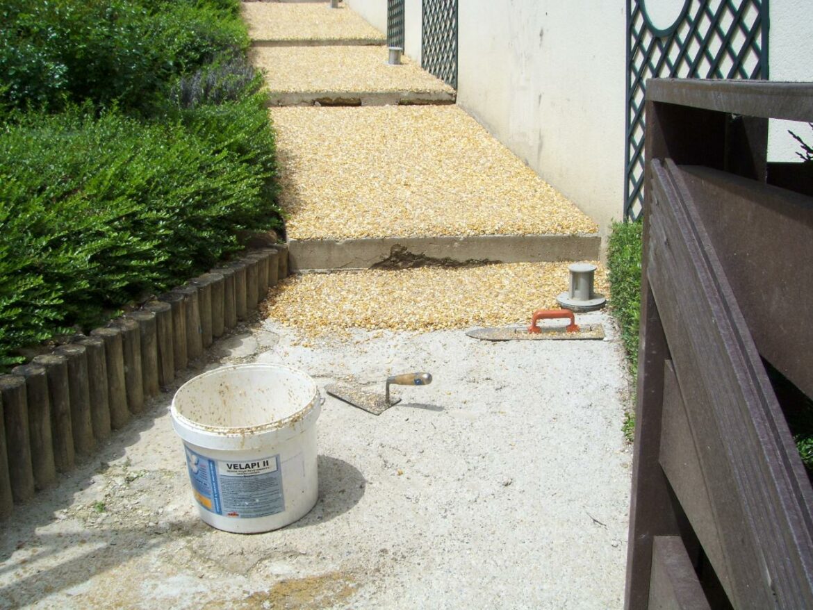 Comment fixer le gravier au sol ?