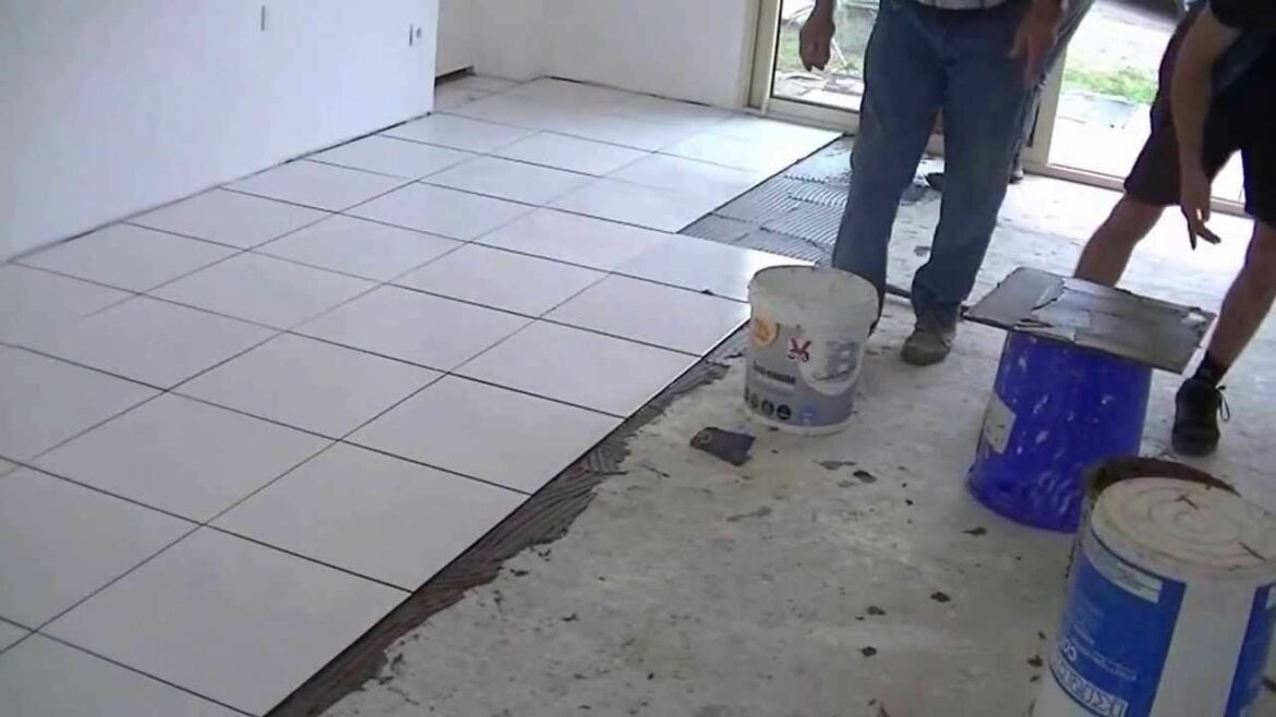 Comment poser un carrelage au sol rectangulaire ?