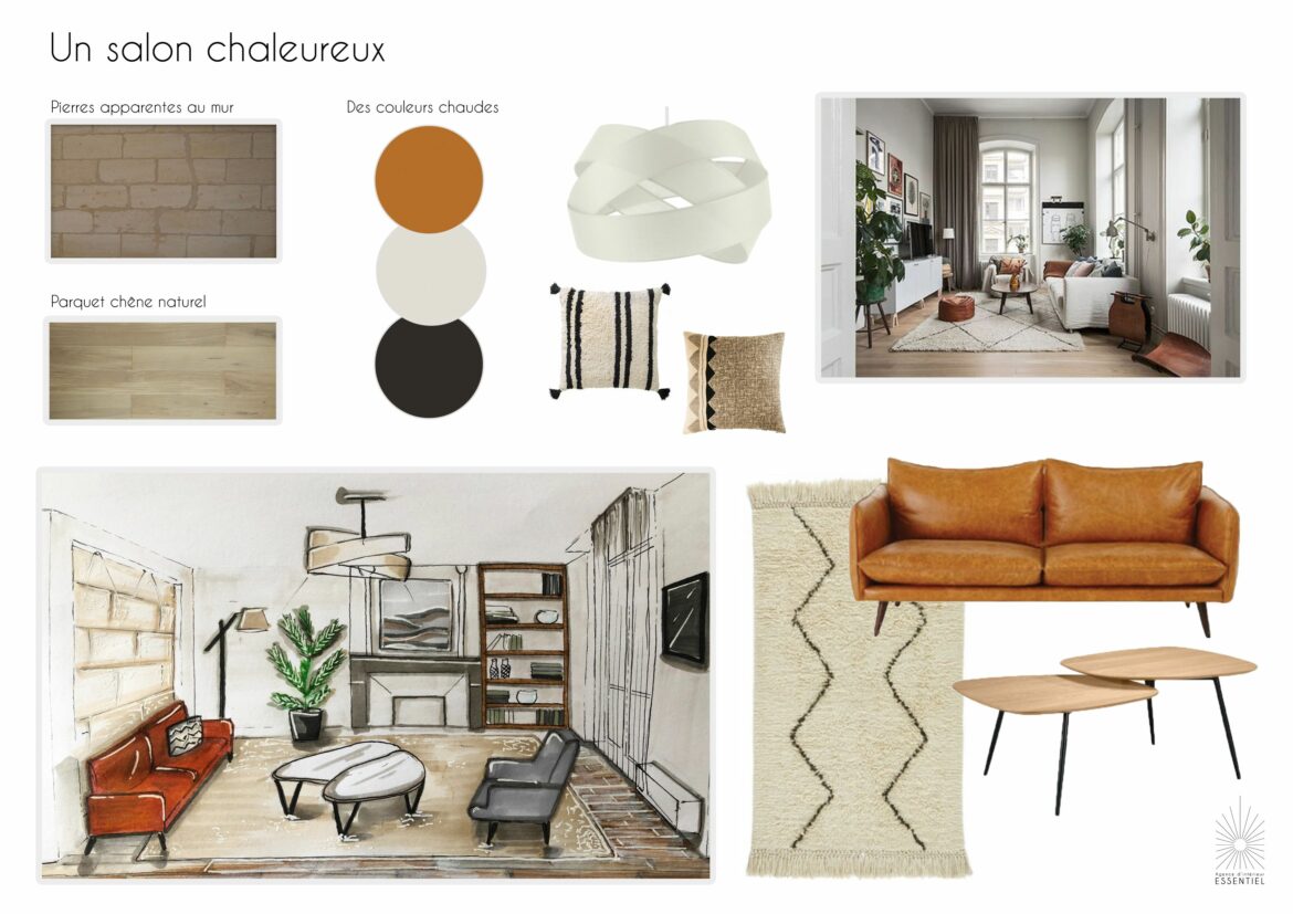 Comment réchauffer l'ambiance d'un salon ?