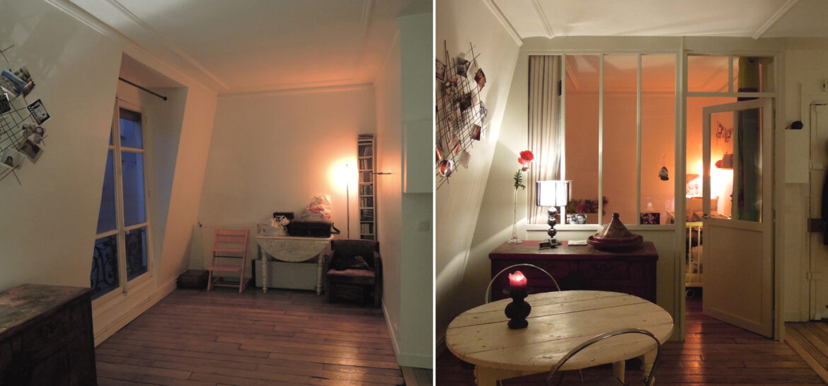 Comment séparer des chambres en enfilade ?