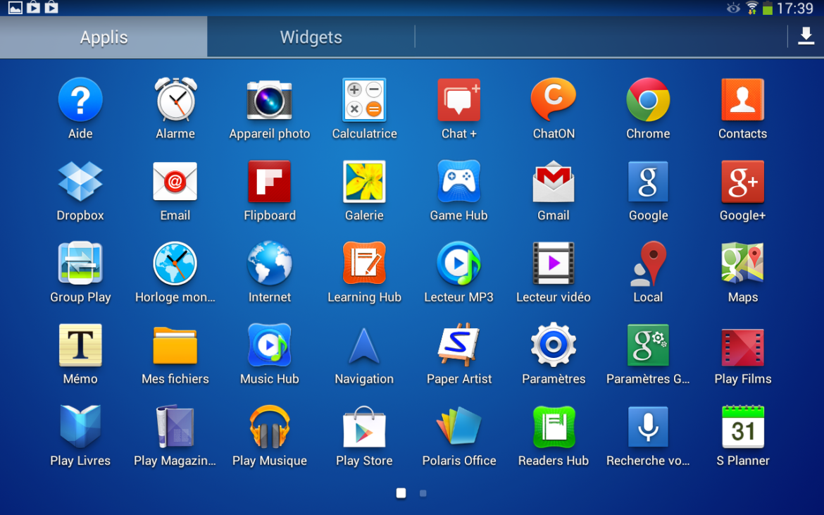 Comment télécharger des applications sur tablette Samsung Galaxy ?