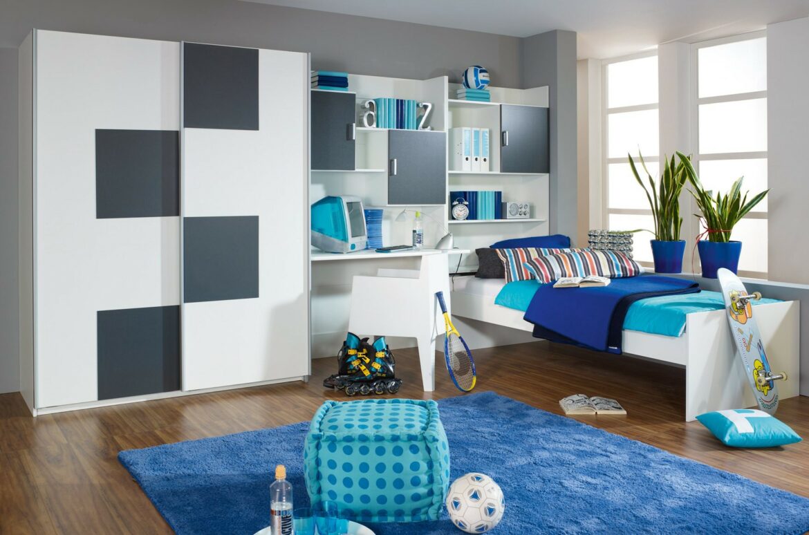 Quel bleu pour une chambre d'ado ?