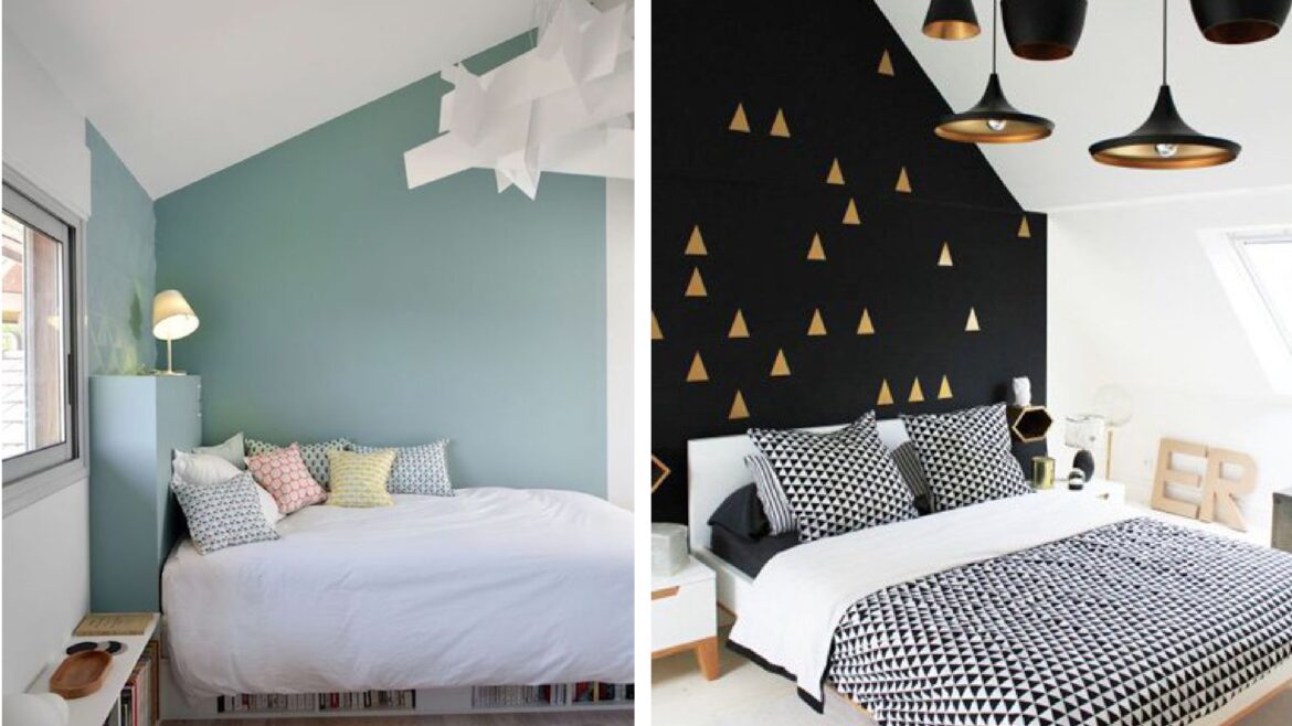 Quel pan de mur peindre dans une chambre ?