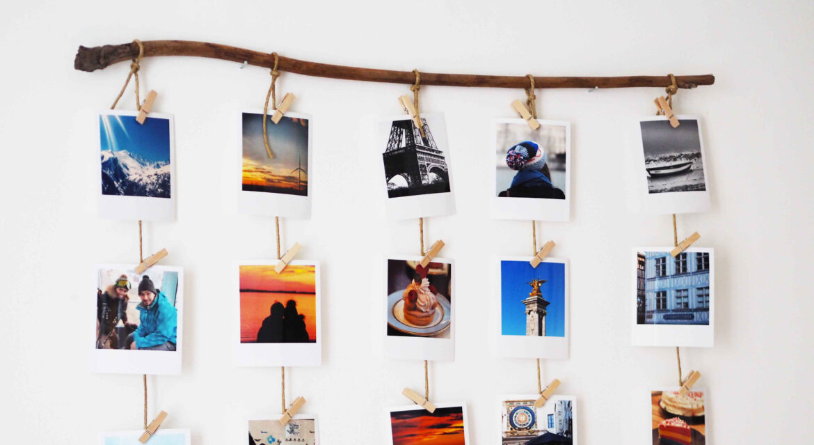 Comment accrocher des photos sur un fil ?