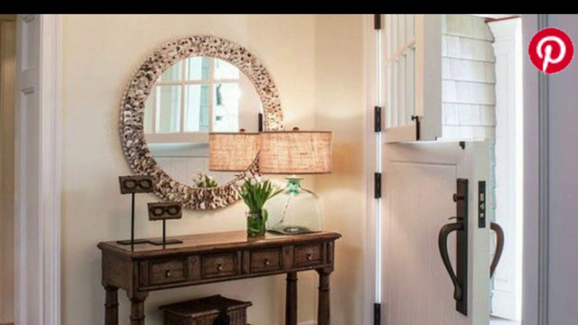 Comment aménager une entrée carrée ?