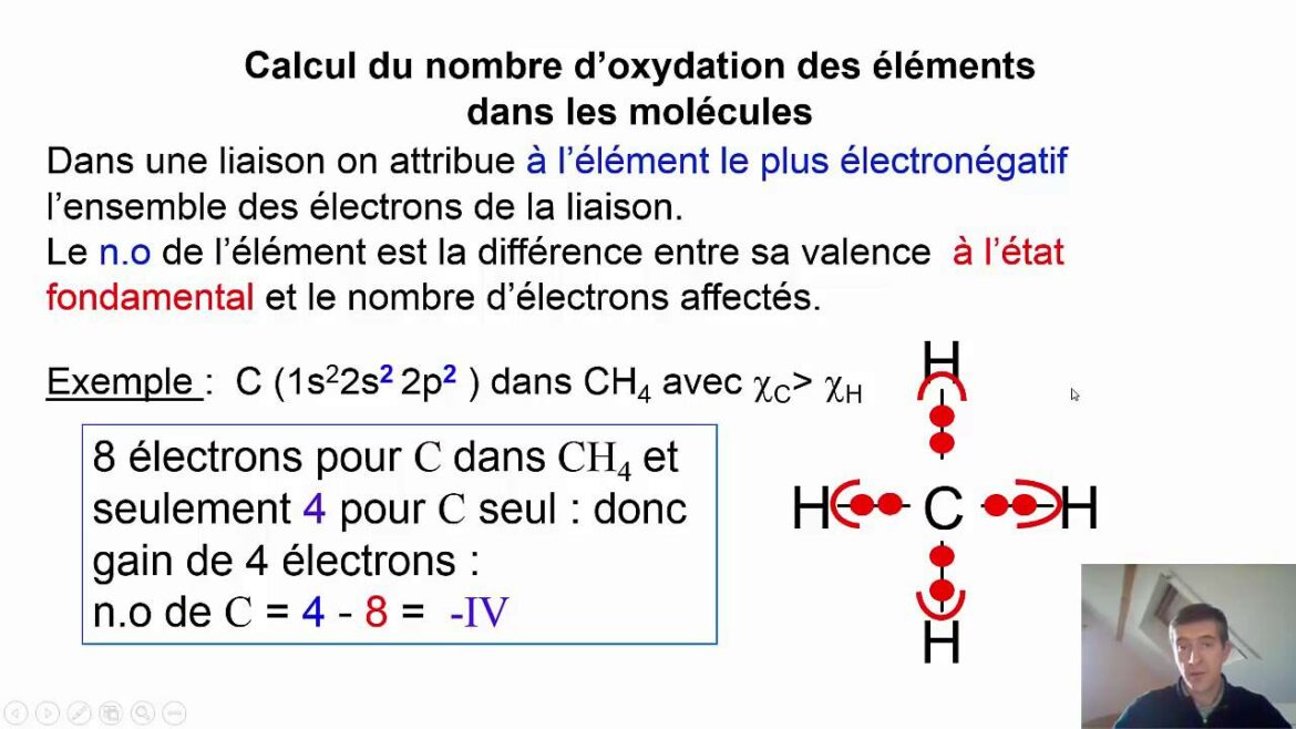 Comment calculer état d'oxydation ?