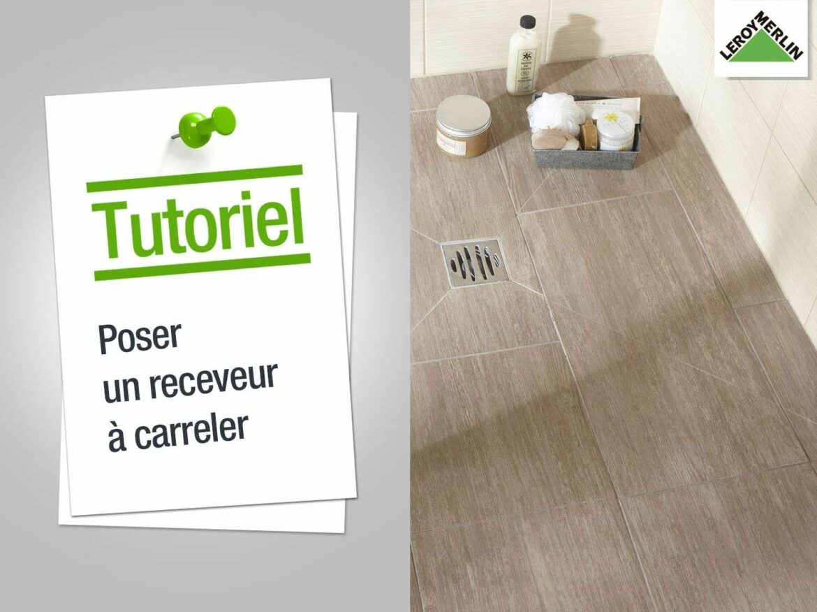 Comment carreler sur un receveur de douche ?