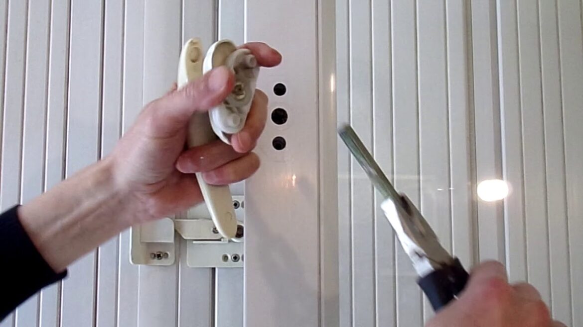 Comment changer la poignée d'une fenêtre ?