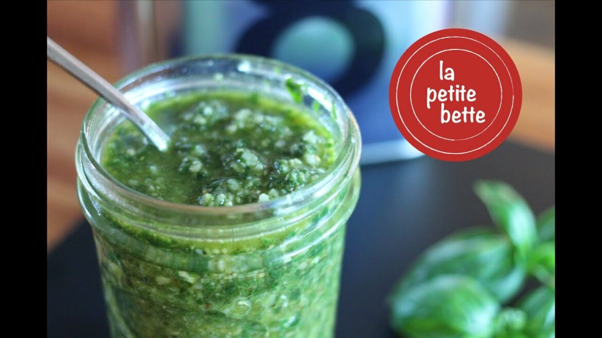 Comment conserver le pesto maison ?