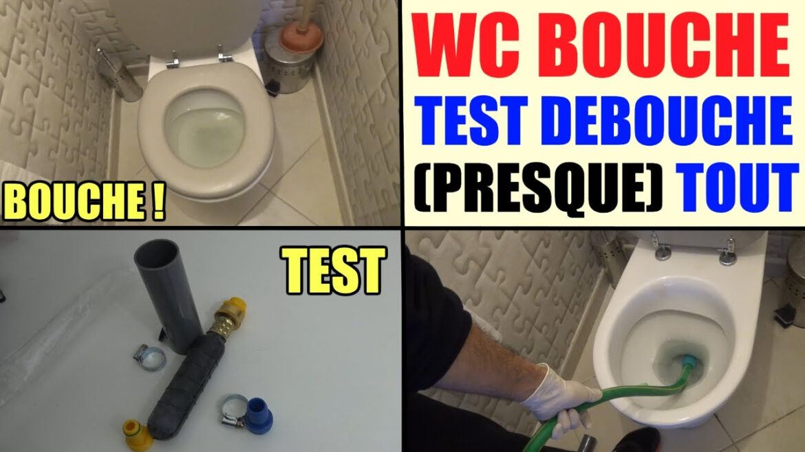 Comment déboucher une conduite de WC ?