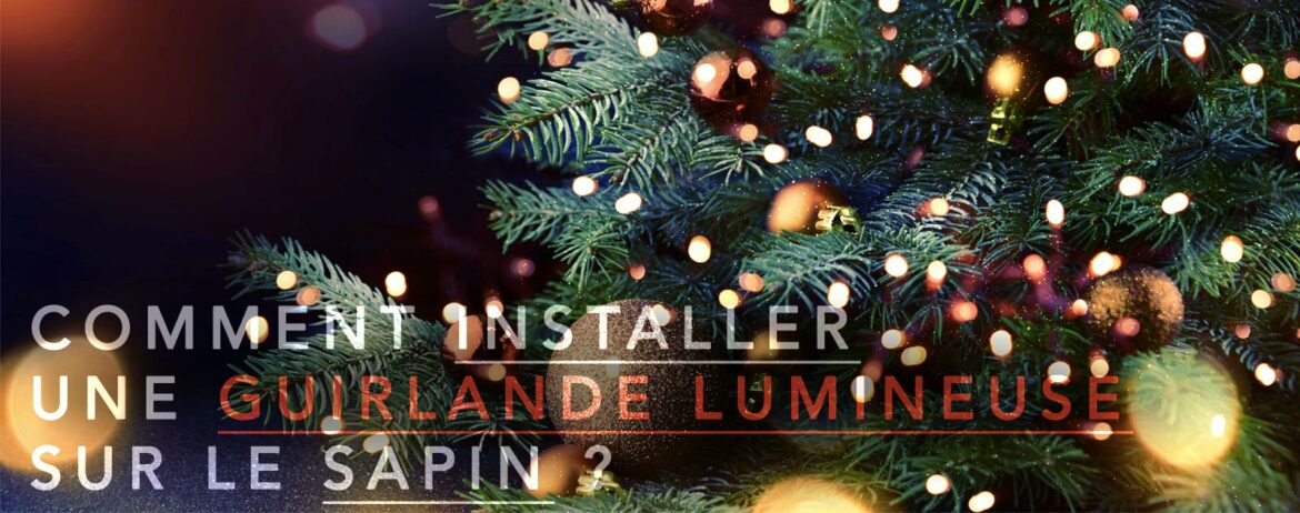Comment disposer une guirlande lumineuse sur un mur ?