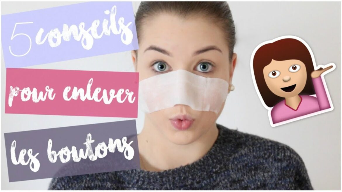 Comment enlever les boutons sur le visage en une nuit ?