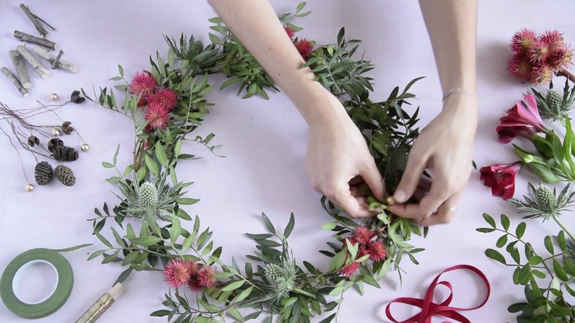 Comment faire une couronne de Noël ?
