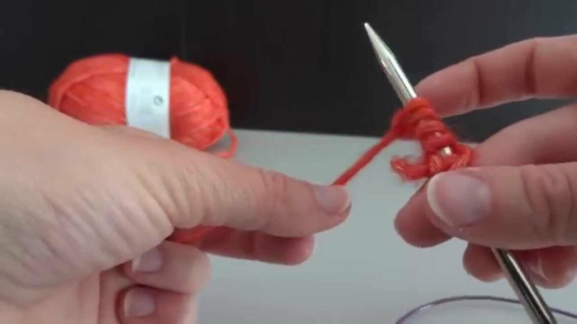 Comment monter des mailles sur aiguilles ?