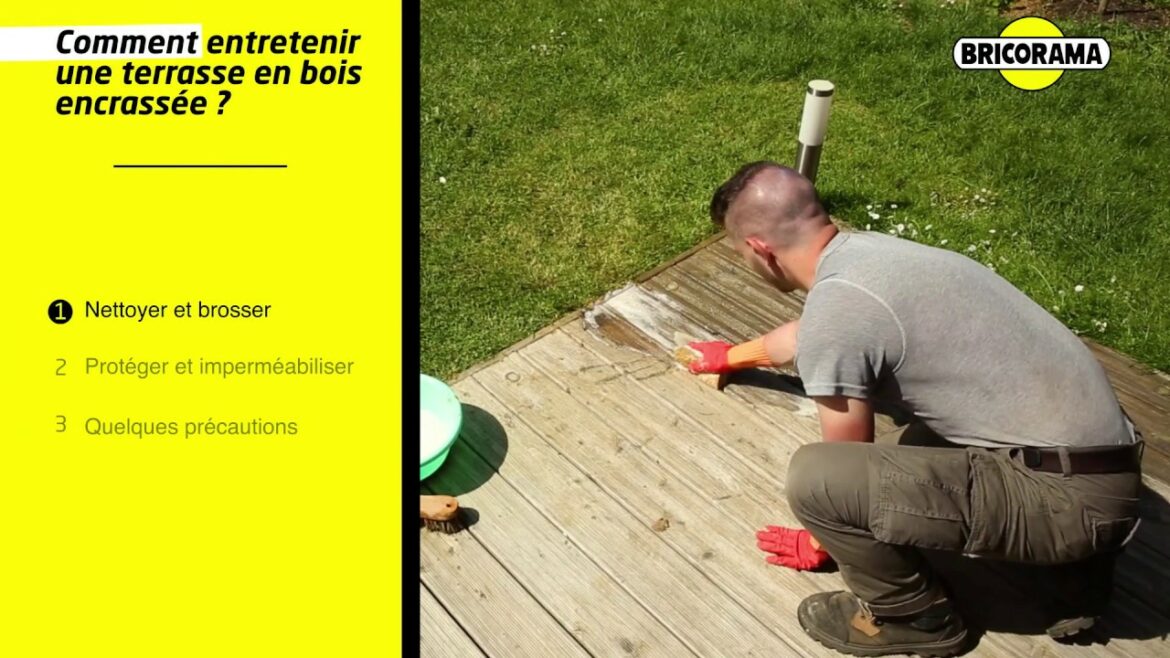 Comment nettoyer terrasse encrassée ?