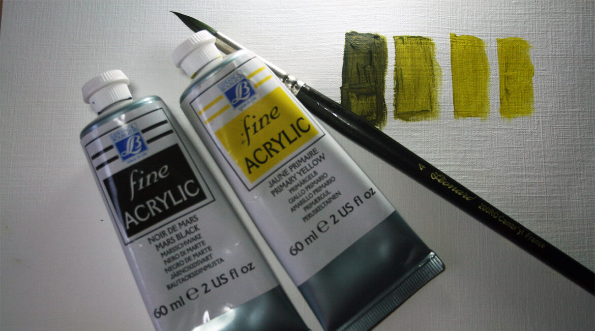 Comment obtenir du vert kaki en peinture ?