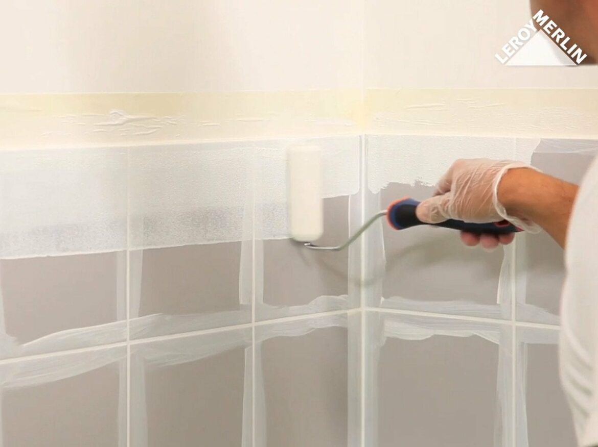 Comment peindre un carrelage sans peindre les joints ?