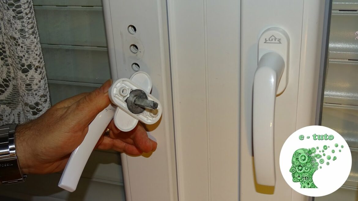 Comment réparer poignée fenêtre PVC ?