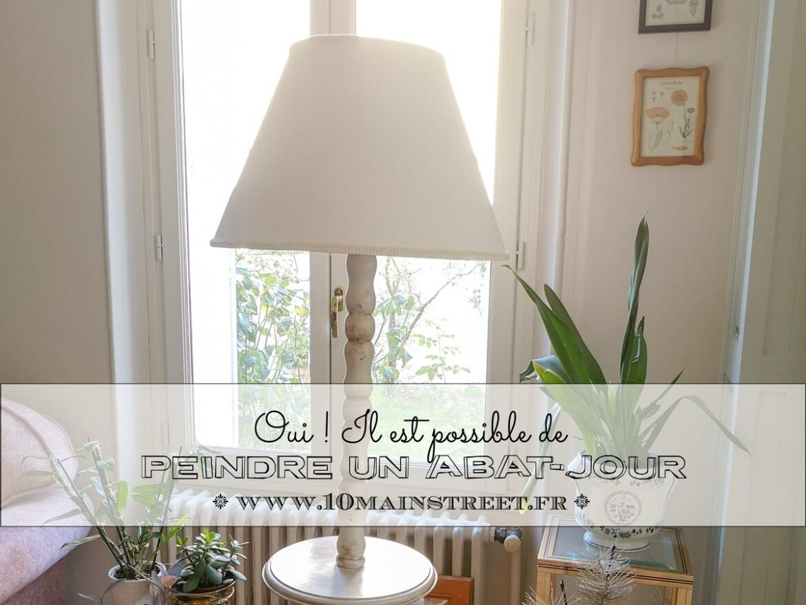 Est-ce que je peux peindre un abat-jour ?
