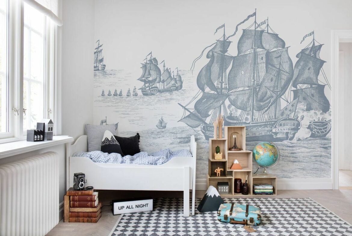 Où placer le papier peint dans une chambre ?