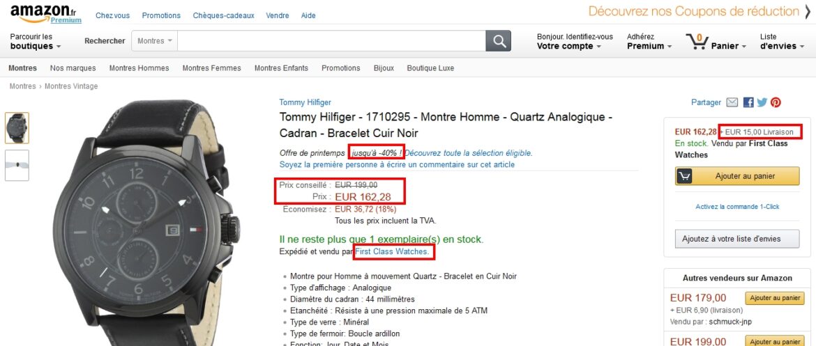 Pourquoi Amazon ne me propose pas le paiement en 4 fois ?