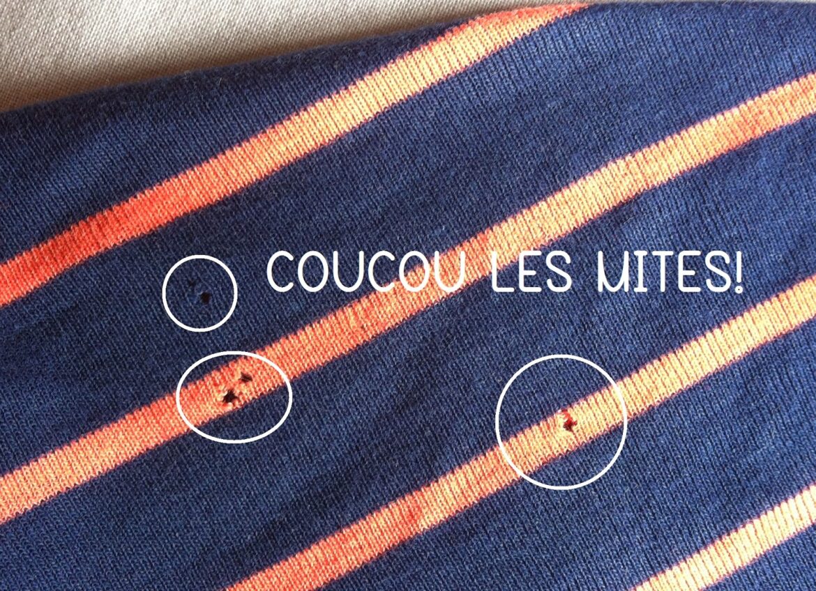 Pourquoi j'ai des trous dans mes habits ?