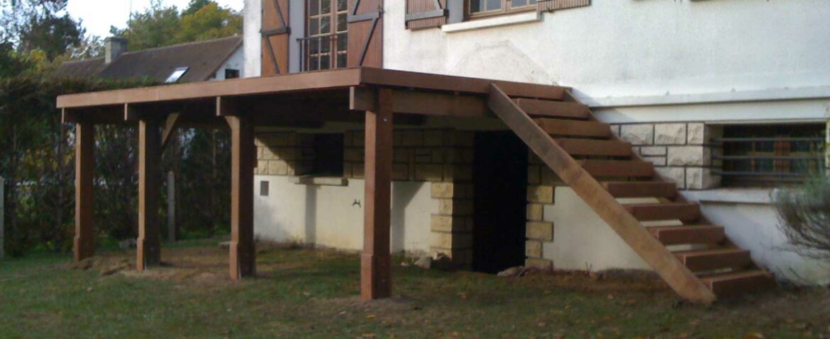 Quel poteau pour terrasse sur pilotis ?