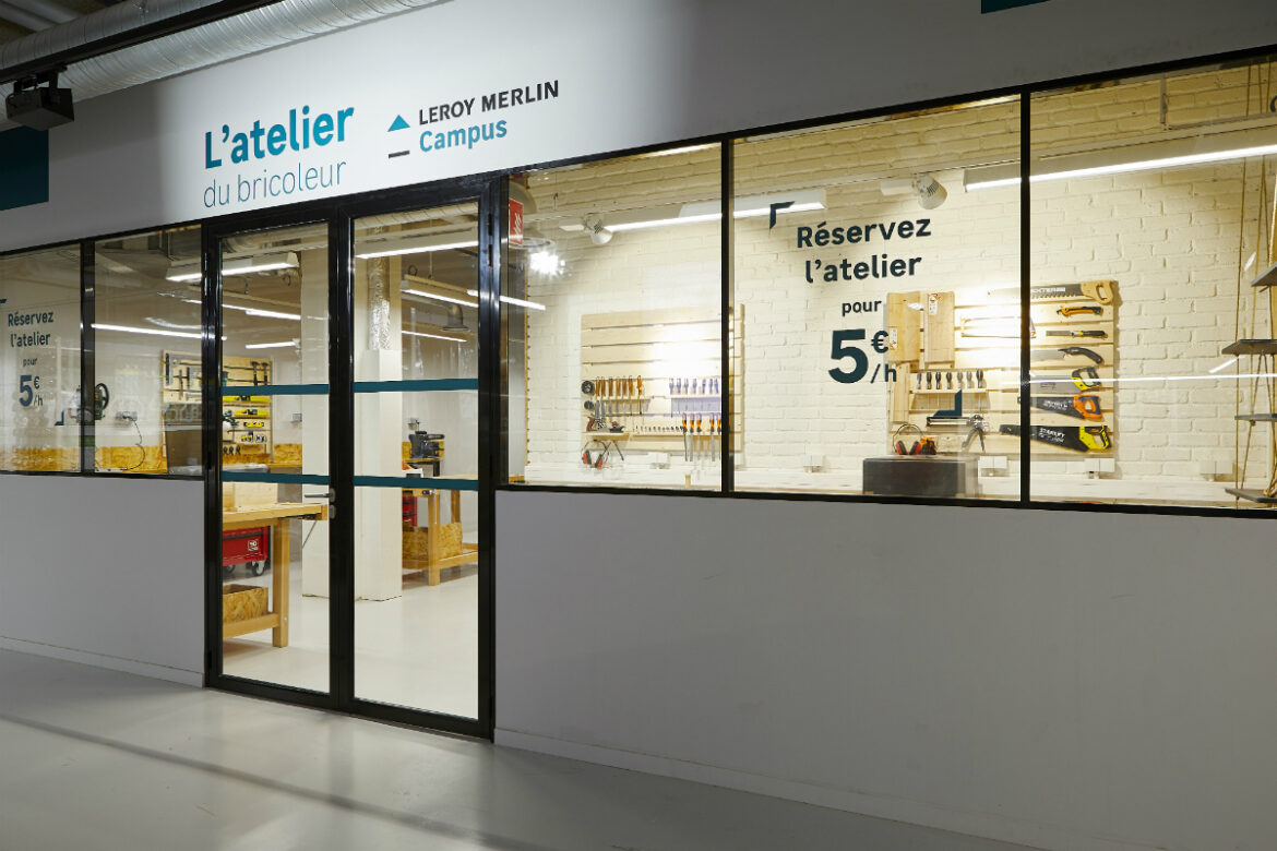 Quel surface fait Leroy Merlin ?