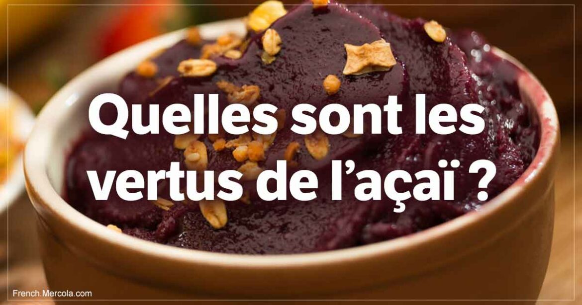 Quelles sont les vertus de l'açaï ?