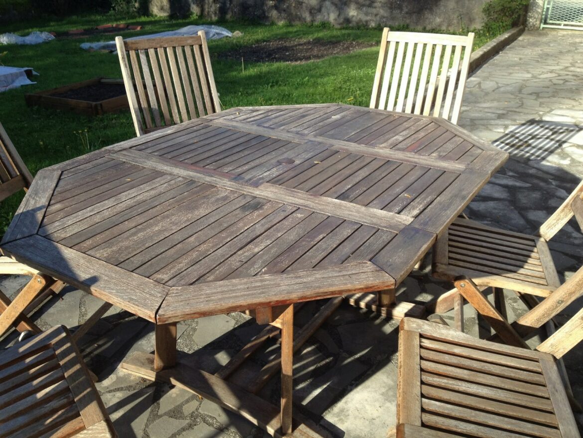 Comment bien nettoyer son salon de jardin ?